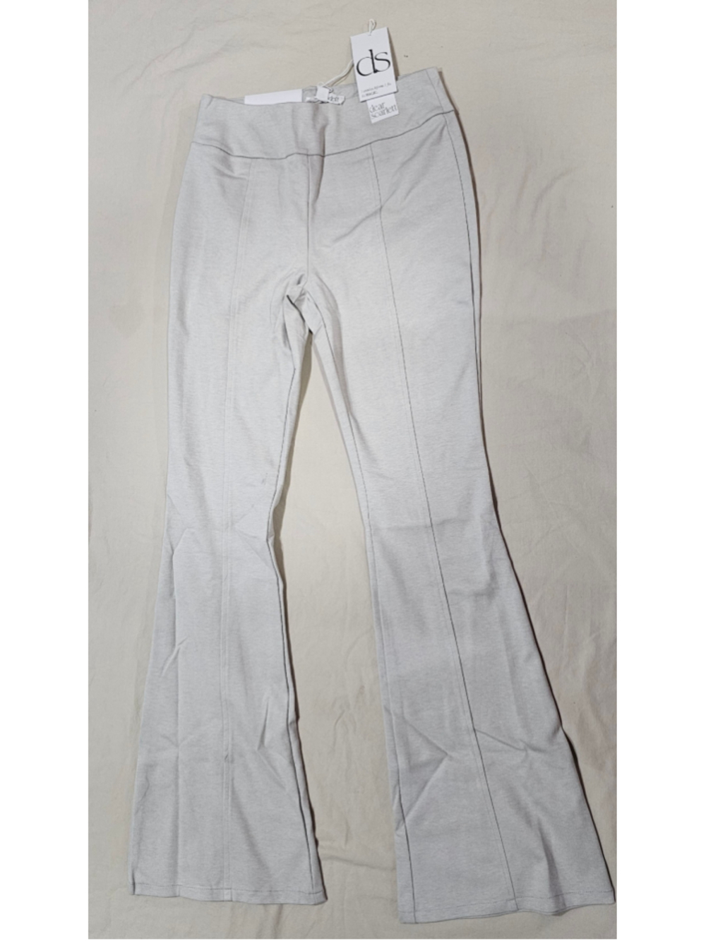 Women's Dear Scarlett Flare Pants Size L Grey